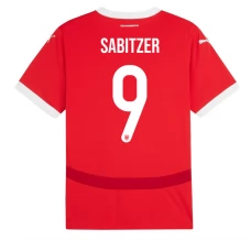 Maillot de Foot Euro 2024 Autriche Sabitzer 9 Tenue Domicile