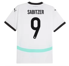 Maillot de Foot Euro 2024 Autriche Sabitzer 9 Tenue Extérieur