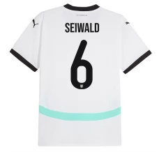 Maillot de Foot Euro 2024 Autriche Seiwald 6 Tenue Extérieur