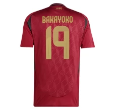 Maillot de Foot Euro 2024 Belgique Bakayoko 19 Tenue Domicile