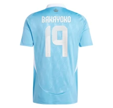 Maillot de Foot Euro 2024 Belgique Bakayoko 19 Tenue Extérieur