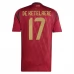 Maillot de Foot Euro 2024 Belgique De Ketelaere 17 Tenue Domicile