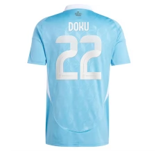 Maillot de Foot Euro 2024 Belgique Doku 22 Tenue Extérieur