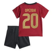 Maillot de Foot Euro 2024 Belgique Openda 20 Enfant Tenue Domicile
