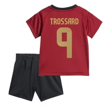 Maillot de Foot Euro 2024 Belgique Trossard 9 Enfant Tenue Domicile