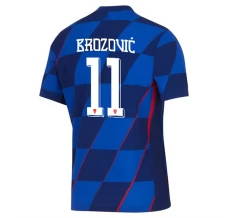 Maillot de Foot Euro 2024 Croatie Brozović 11 Tenue Extérieur