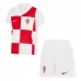 Maillot de Foot Euro 2024 Croatie Enfant Tenue Domicile