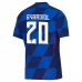 Maillot de Foot Euro 2024 Croatie Gvardiol 20 Tenue Extérieur