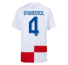 Maillot de Foot Euro 2024 Croatie Gvardiol 4 Tenue Domicile Maillot de Foot Euro 2024 Croatie Gvardiol 4 Tenue Domicile