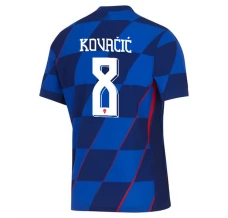 Maillot de Foot Euro 2024 Croatie Kovačić 8 Tenue Extérieur