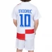 Maillot de Foot Euro 2024 Croatie Modrić 10 Enfant Tenue Domicile Maillot de Foot Euro 2024 Croatie Modrić 10 Enfant Tenue Domicile