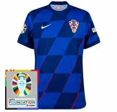 Maillot de Foot Euro 2024 Croatie Tenue Extérieur Patch