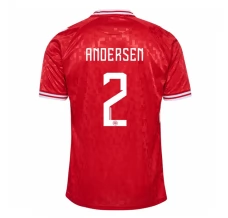 Maillot de Foot Euro 2024 Danemark Andersen 2 Tenue Domicile