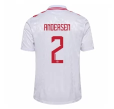 Maillot de Foot Euro 2024 Danemark Andersen 2 Tenue Extérieur
