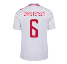 Maillot de Foot Euro 2024 Danemark Christensen 6 Tenue Extérieur