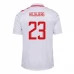 Maillot de Foot Euro 2024 Danemark Højbjerg 23 Tenue Extérieur