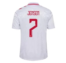 Maillot de Foot Euro 2024 Danemark Jensen 7 Tenue Extérieur