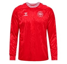 Maillot de Foot Euro 2024 Danemark Tenue Domicile Manche Longue