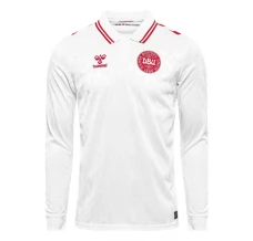 Maillot de Foot Euro 2024 Danemark Tenue Extérieur Manche Longue