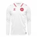 Maillot de Foot Euro 2024 Danemark Tenue Extérieur Manche Longue