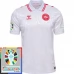 Maillot de Foot Euro 2024 Danemark Tenue Extérieur Patch