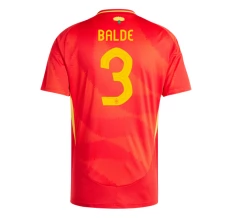 Maillot de Foot Euro 2024 Espagne Balde 3 Tenue Domicile