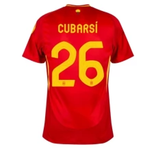 Maillot de Foot Euro 2024 Espagne Cubarsí 26 Tenue Domicile