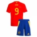 Maillot de Foot Euro 2024 Espagne Gavi 9 Enfant Tenue Domicile