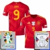 Maillot de Foot Euro 2024 Espagne Gavi 9 Tenue Domicile Patch Maillot de Foot Euro 2024 Espagne Gavi 9 Tenue Domicile Patch