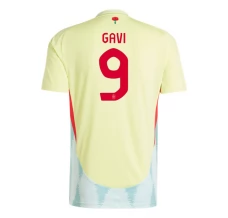 Maillot de Foot Euro 2024 Espagne Gavi 9 Tenue Extérieur