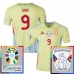 Maillot de Foot Euro 2024 Espagne Gavi 9 Tenue Extérieur Patch