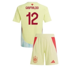 Maillot de Foot Euro 2024 Espagne Grimaldo 12 Enfant Tenue Extérieur