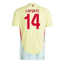 Maillot de Foot Euro 2024 Espagne Laporte 14 Tenue Extérieur