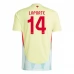 Maillot de Foot Euro 2024 Espagne Laporte 14 Tenue Extérieur