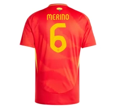 Maillot de Foot Euro 2024 Espagne Merino 6 Tenue Domicile