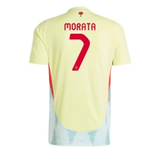 Maillot de Foot Euro 2024 Espagne Morata 7 Tenue Extérieur