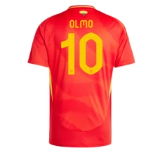 Maillot de Foot Euro 2024 Espagne Olmo 10 Tenue Domicile