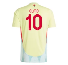 Maillot de Foot Euro 2024 Espagne Olmo 10 Tenue Extérieur