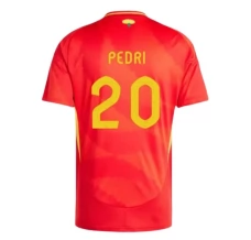 Maillot de Foot Euro 2024 Espagne Pedri 20 Tenue Domicile