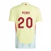 Maillot de Foot Euro 2024 Espagne Pedri 20 Tenue Extérieur