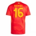 Maillot de Foot Euro 2024 Espagne Rodrigo 16 Tenue Domicile