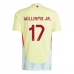 Maillot de Foot Euro 2024 Espagne Williams Jr. 17 Tenue Extérieur
