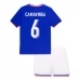 Maillot de Foot Euro 2024 France Camavinga 6 Enfant Tenue Domicile