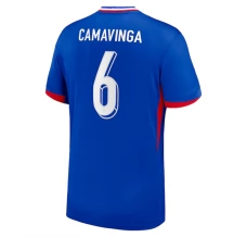 Maillot de Foot Euro 2024 France Camavinga 6 Tenue Domicile