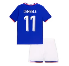Maillot de Foot Euro 2024 France Dembele 11 Enfant Tenue Domicile