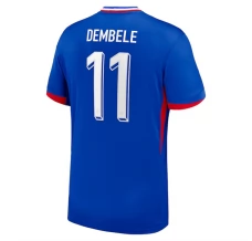 Maillot de Foot Euro 2024 France Dembele 11 Tenue Domicile