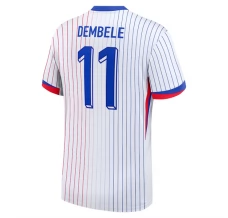 Maillot de Foot Euro 2024 France Dembele 11 Tenue Extérieur