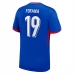 Maillot de Foot Euro 2024 France Fofana 19 Tenue Domicile
