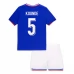 Maillot de Foot Euro 2024 France Kounde 5 Enfant Tenue Domicile