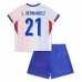Maillot de Foot Euro 2024 France L.Hernandez 21 Enfant Tenue Extérieur